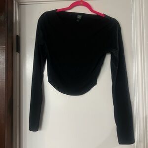 Wild Fable long black sleeved top XS
